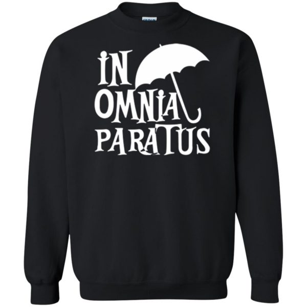 in omnia paratus shirt sweatshirt - black