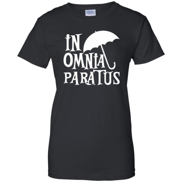 in omnia paratus shirt womens t shirt - lady t shirt - black