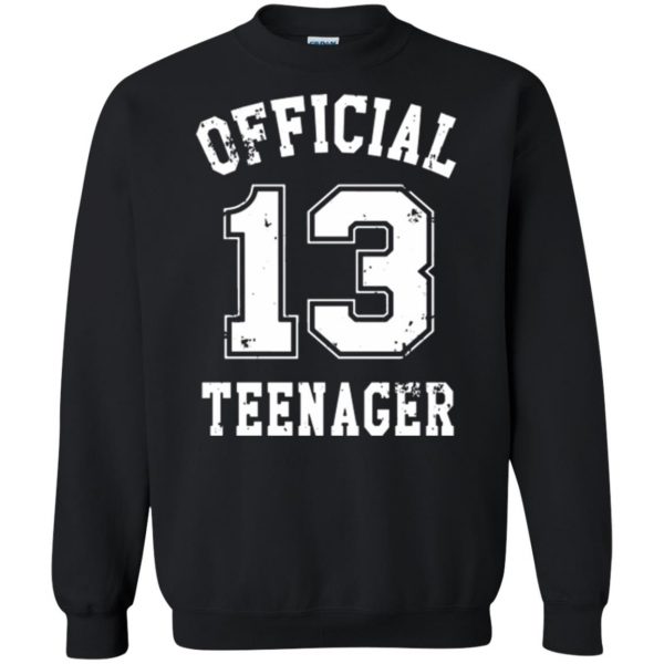 official teenager shirt sweatshirt - black