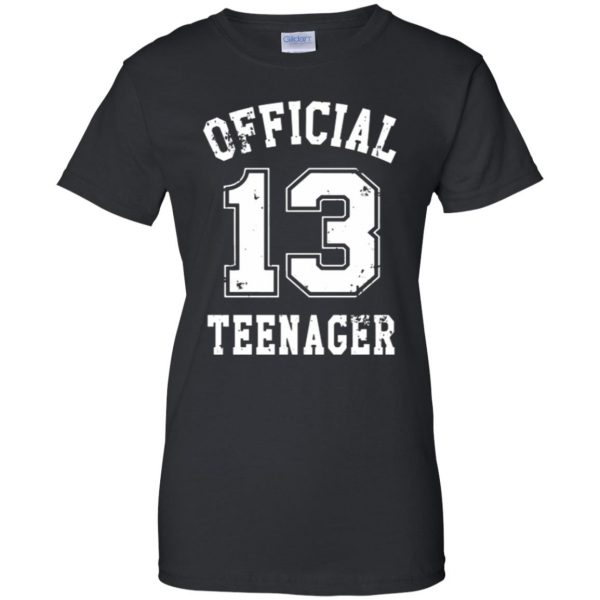 official teenager shirt womens t shirt - lady t shirt - black
