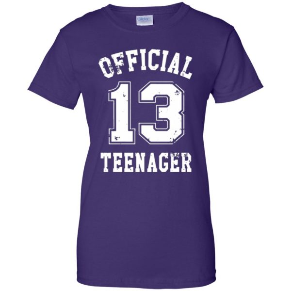 official teenager shirt womens t shirt - lady t shirt - purple