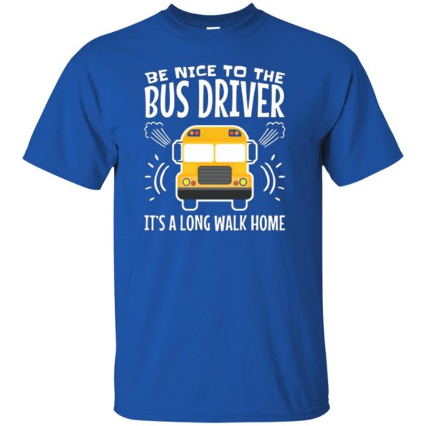 school bus driver t shirts t shirt - royal blue