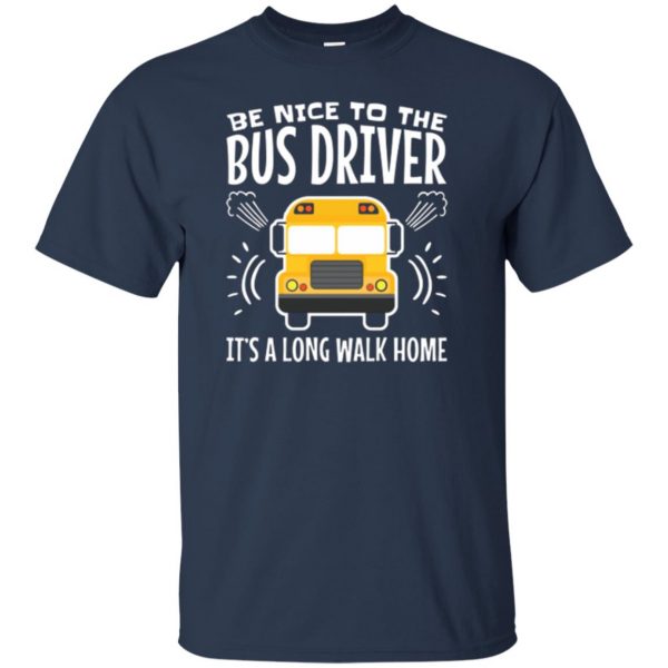 school bus driver t shirts t shirt - navy blue