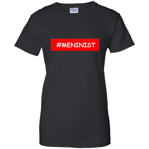 meninism shirt womens t shirt - lady t shirt - black