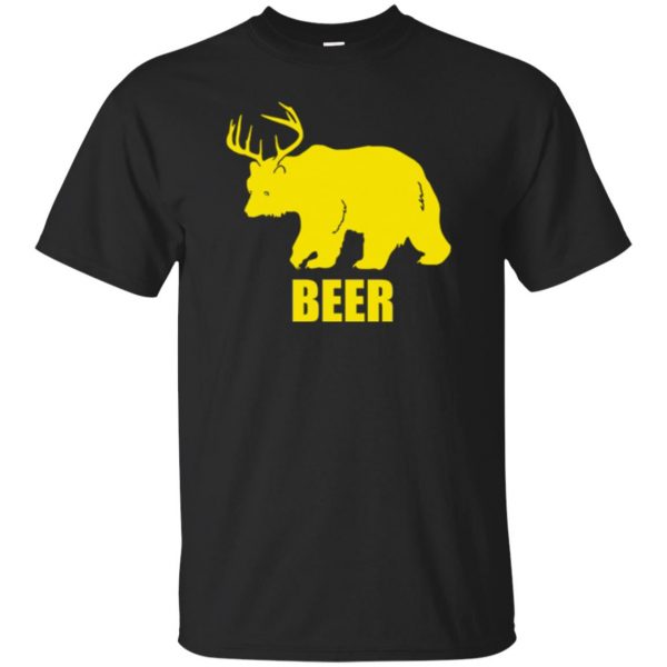 beer bear deer - black