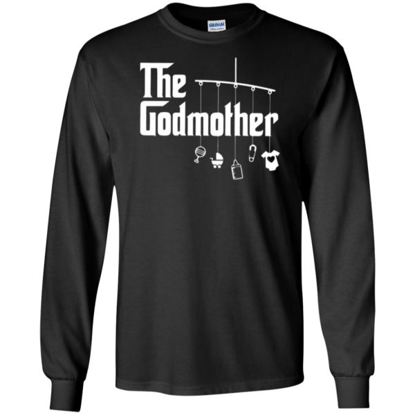 the godmother shirt long sleeve - black