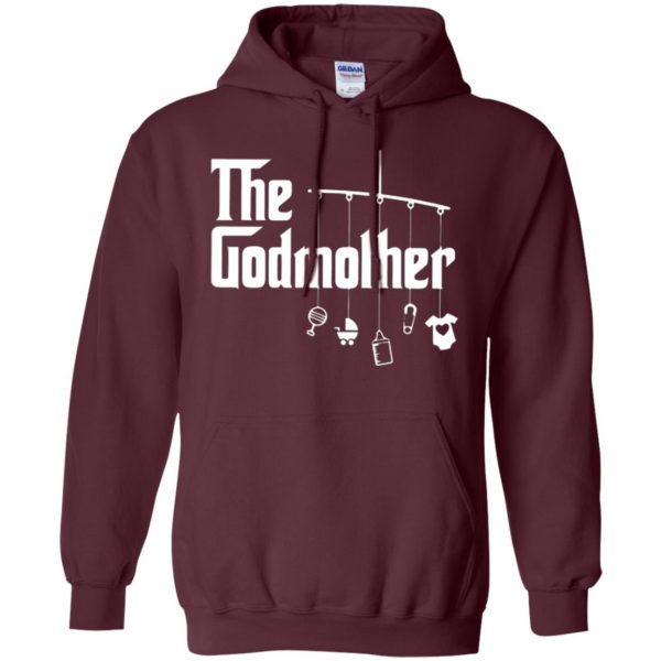 the godmother shirt hoodie - maroon