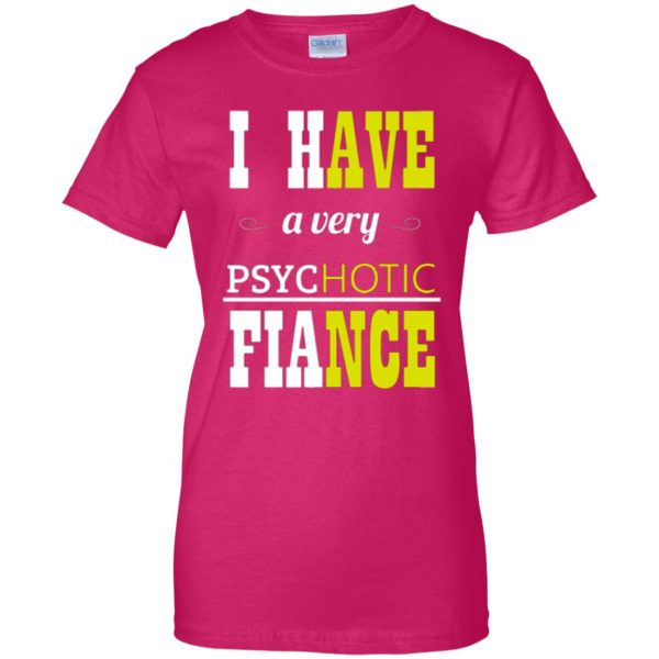fiance t shirt womens t shirt - lady t shirt - pink heliconia