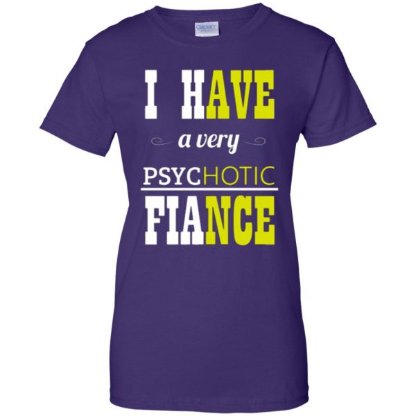 fiance t shirt womens t shirt - lady t shirt - purple