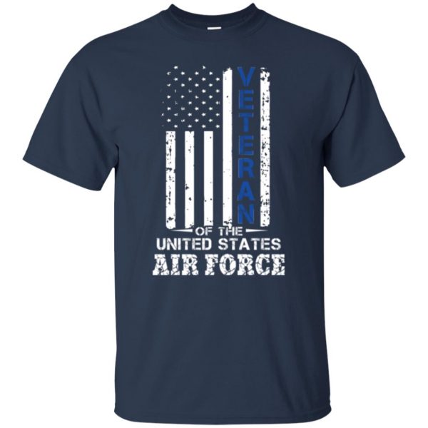air force veteran shirt t shirt - navy blue