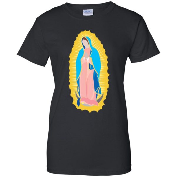 our lady of guadalupe t shirt womens t shirt - lady t shirt - black