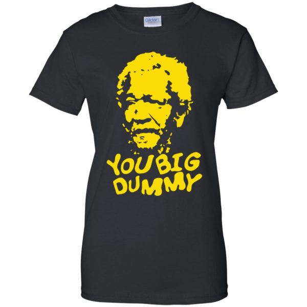 you big dummy tshirt womens t shirt - lady t shirt - black