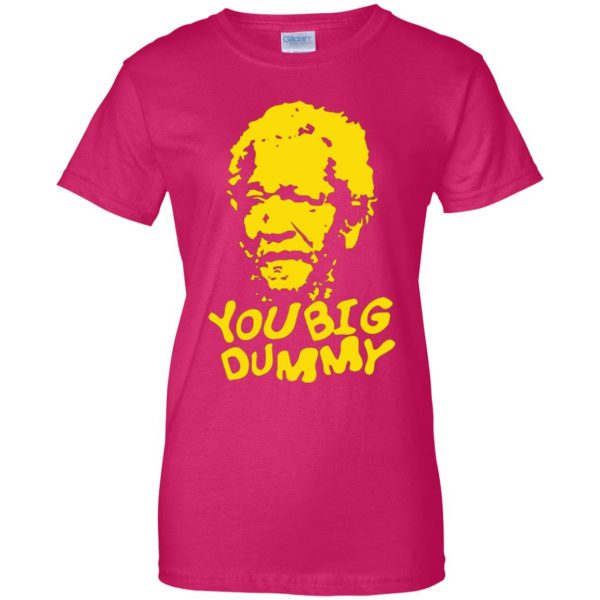 you big dummy tshirt womens t shirt - lady t shirt - pink heliconia