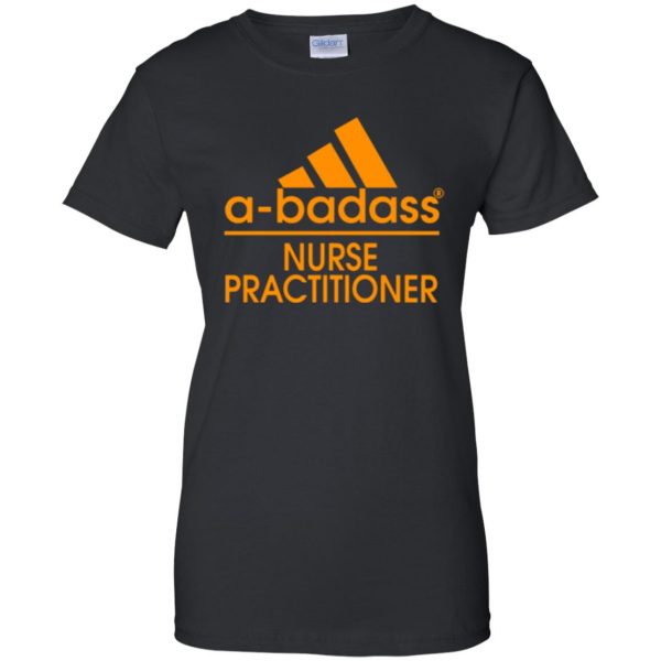 nurse practitioner shirts womens t shirt - lady t shirt - black