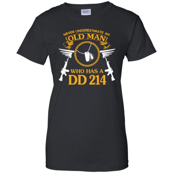dd214 t shirt womens t shirt - lady t shirt - black