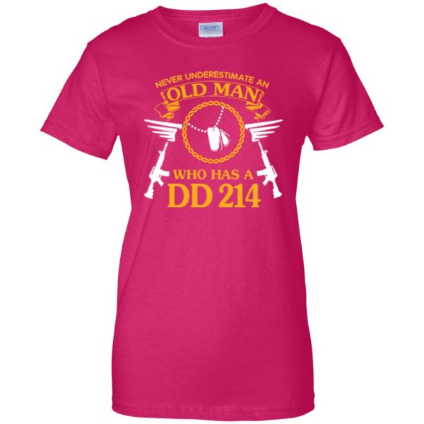 dd214 t shirt womens t shirt - lady t shirt - pink heliconia