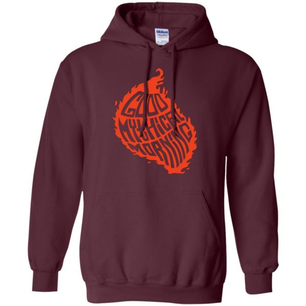 good mythical morning t shirt hoodie - maroon