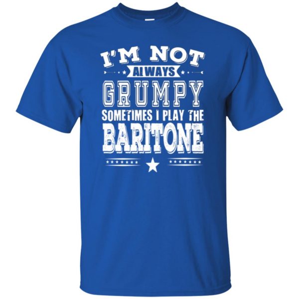 baritone shirts t shirt - royal blue