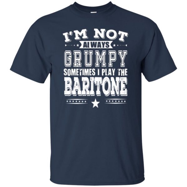 baritone shirts t shirt - navy blue