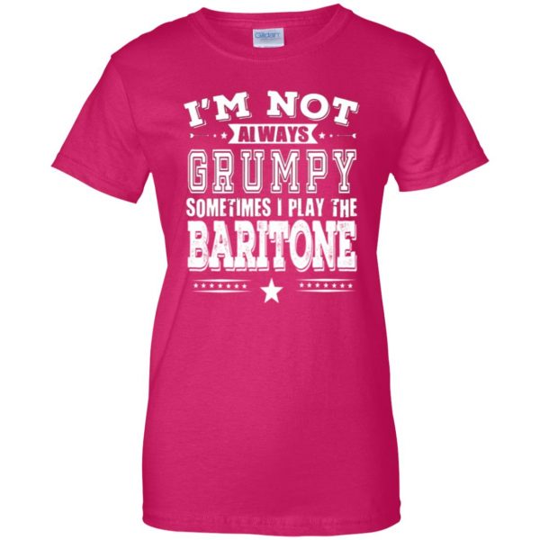 baritone shirts womens t shirt - lady t shirt - pink heliconia