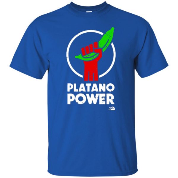 platano power shirt t shirt - royal blue