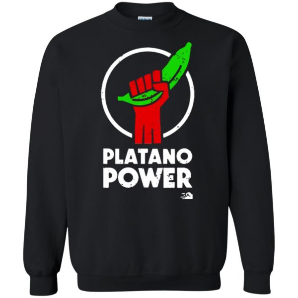 platano power shirt sweatshirt - black