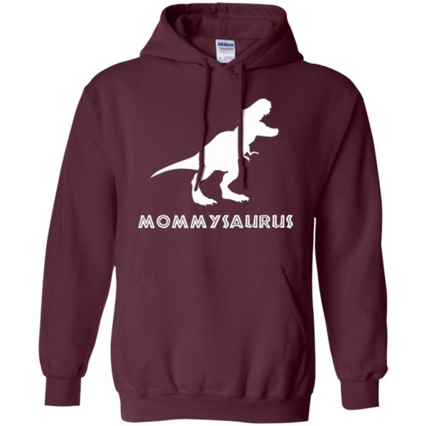 mommysaurus shirt hoodie - maroon