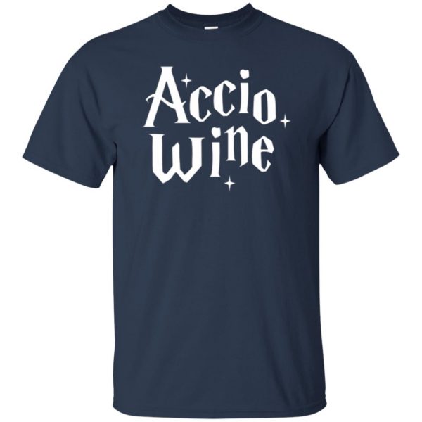 accio wine shirt t shirt - navy blue