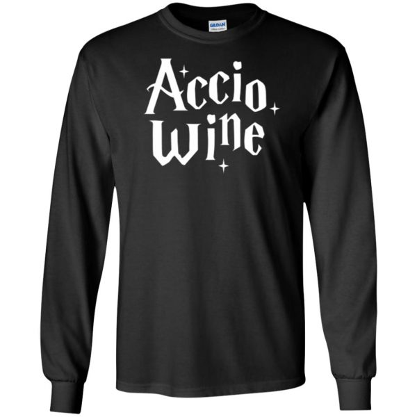 accio wine shirt long sleeve - black
