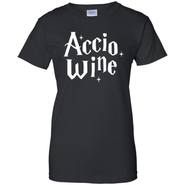 accio wine shirt womens t shirt - lady t shirt - black