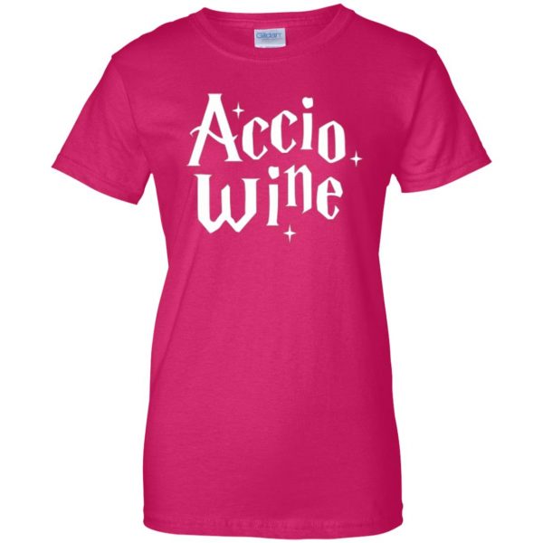 accio wine shirt womens t shirt - lady t shirt - pink heliconia