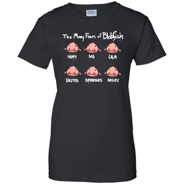 blobfish t shirt womens t shirt - lady t shirt - black