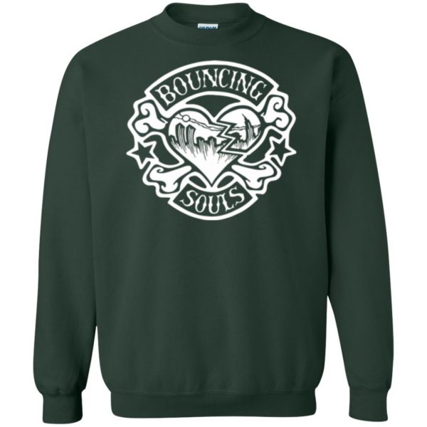 bouncing souls shirt sweatshirt - forest green
