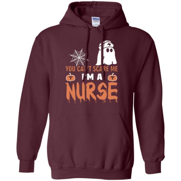 nurse halloween shirt hoodie - maroon