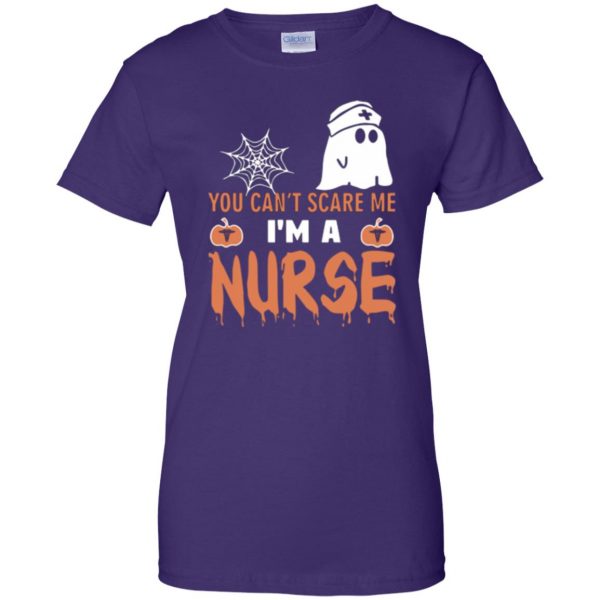 nurse halloween shirt womens t shirt - lady t shirt - purple
