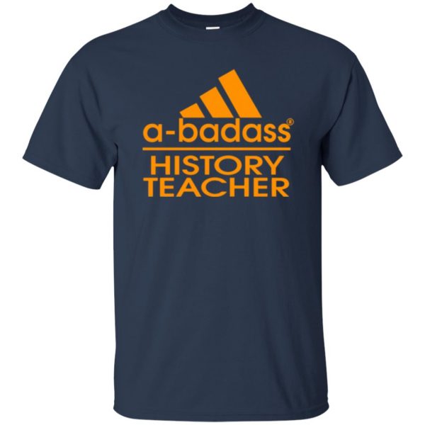 history teacher shirts t shirt - navy blue