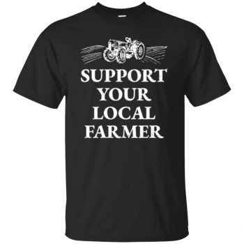 support your local farmer - black