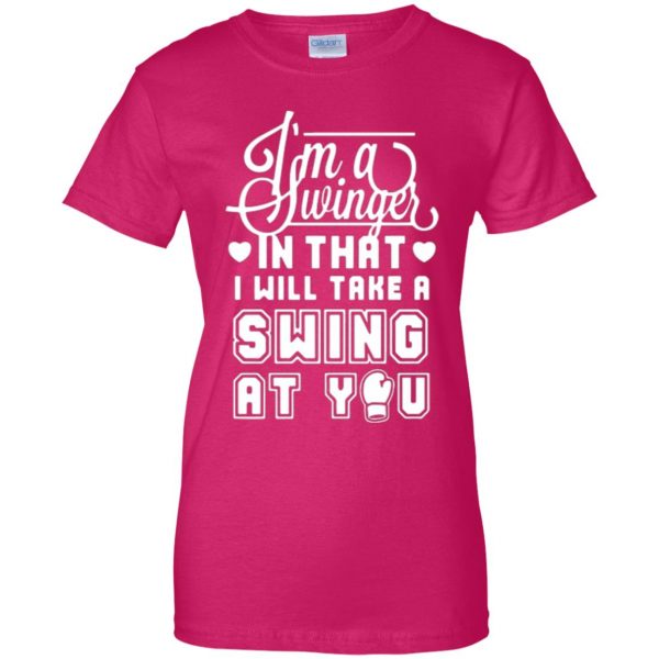 swinger shirt womens t shirt - lady t shirt - pink heliconia