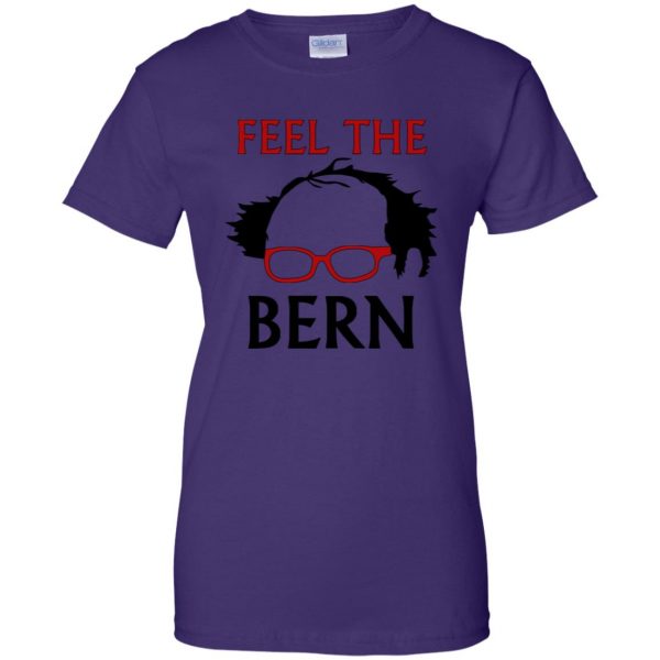 feel the bern shirt womens t shirt - lady t shirt - purple