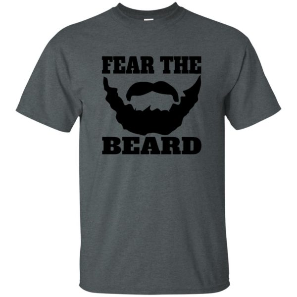 fear the beard tshirt t shirt - dark heather