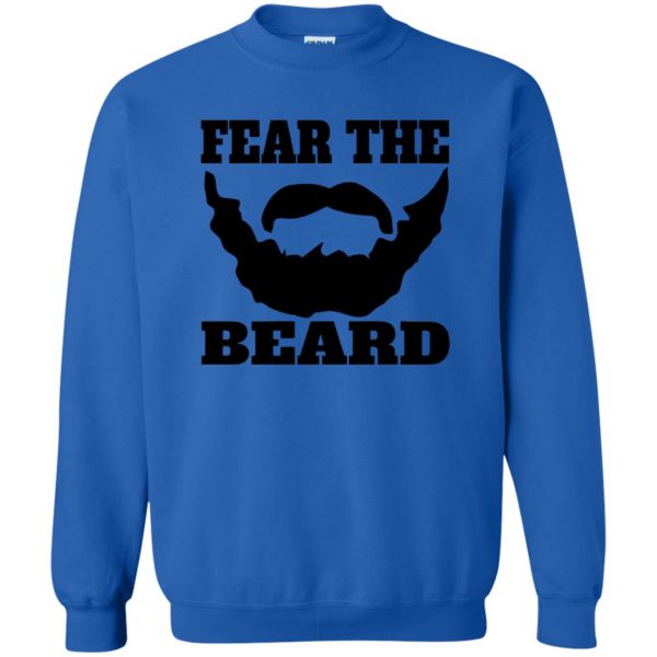 fear the beard tshirt sweatshirt - royal blue