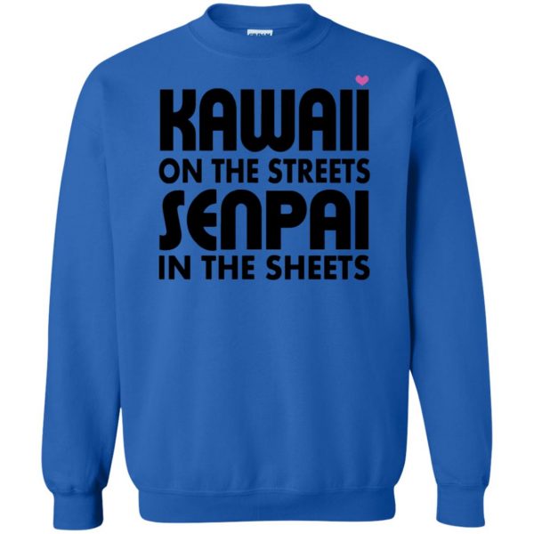 weeb shirt sweatshirt - royal blue