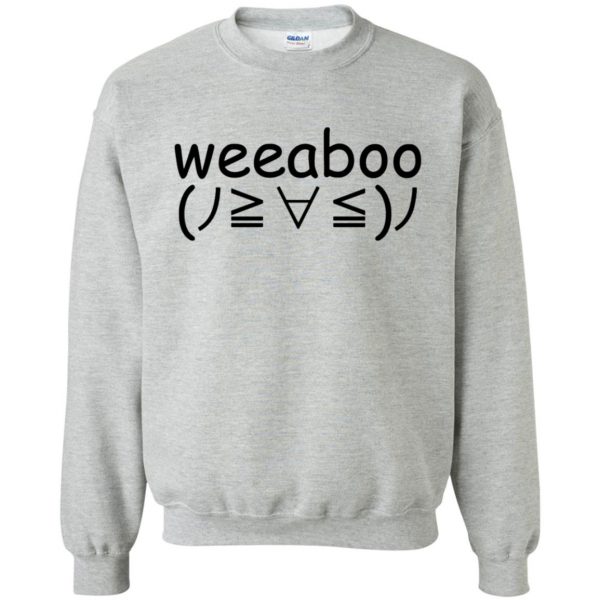 weeaboo trash shirt sweatshirt - sport grey