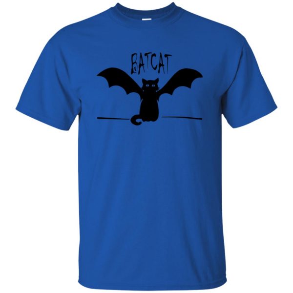 batcat shirt t shirt - royal blue