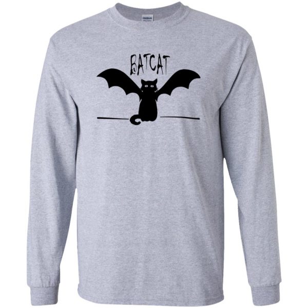 batcat shirt long sleeve - sport grey