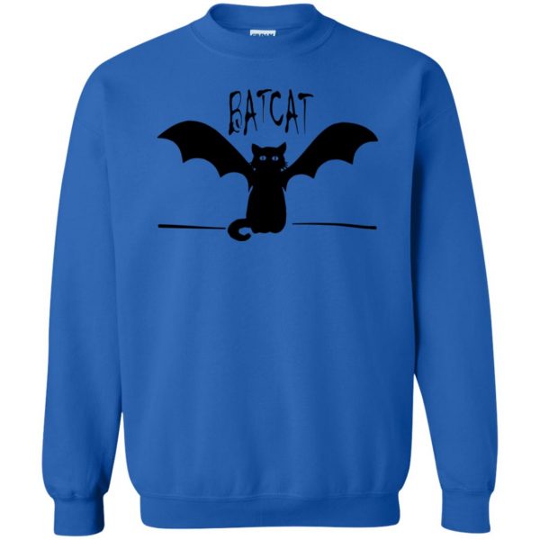 batcat shirt sweatshirt - royal blue