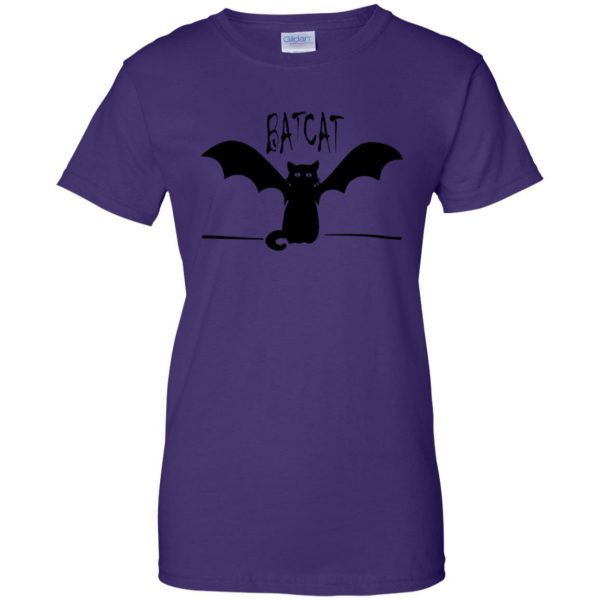 batcat shirt womens t shirt - lady t shirt - purple