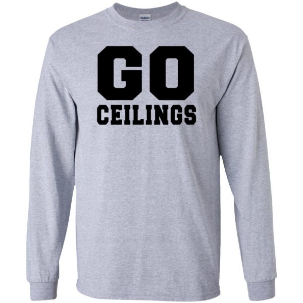 go ceiling shirt long sleeve - sport grey