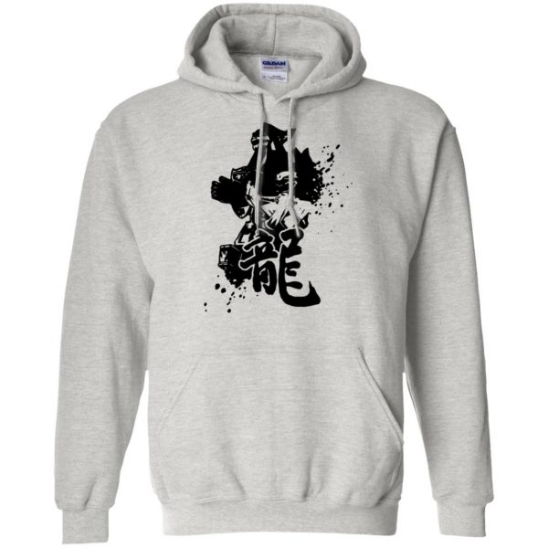 dragonzord shirt hoodie - ash