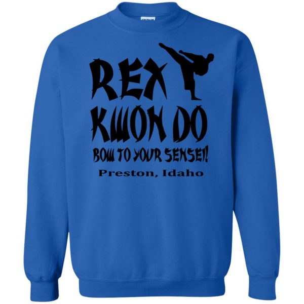rex kwon do shirts sweatshirt - royal blue